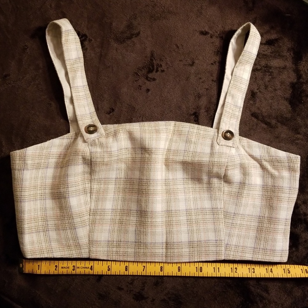 NEW ITEM'S. PLAID SKORT + CROP TOP SET. - Picture 7 of 8